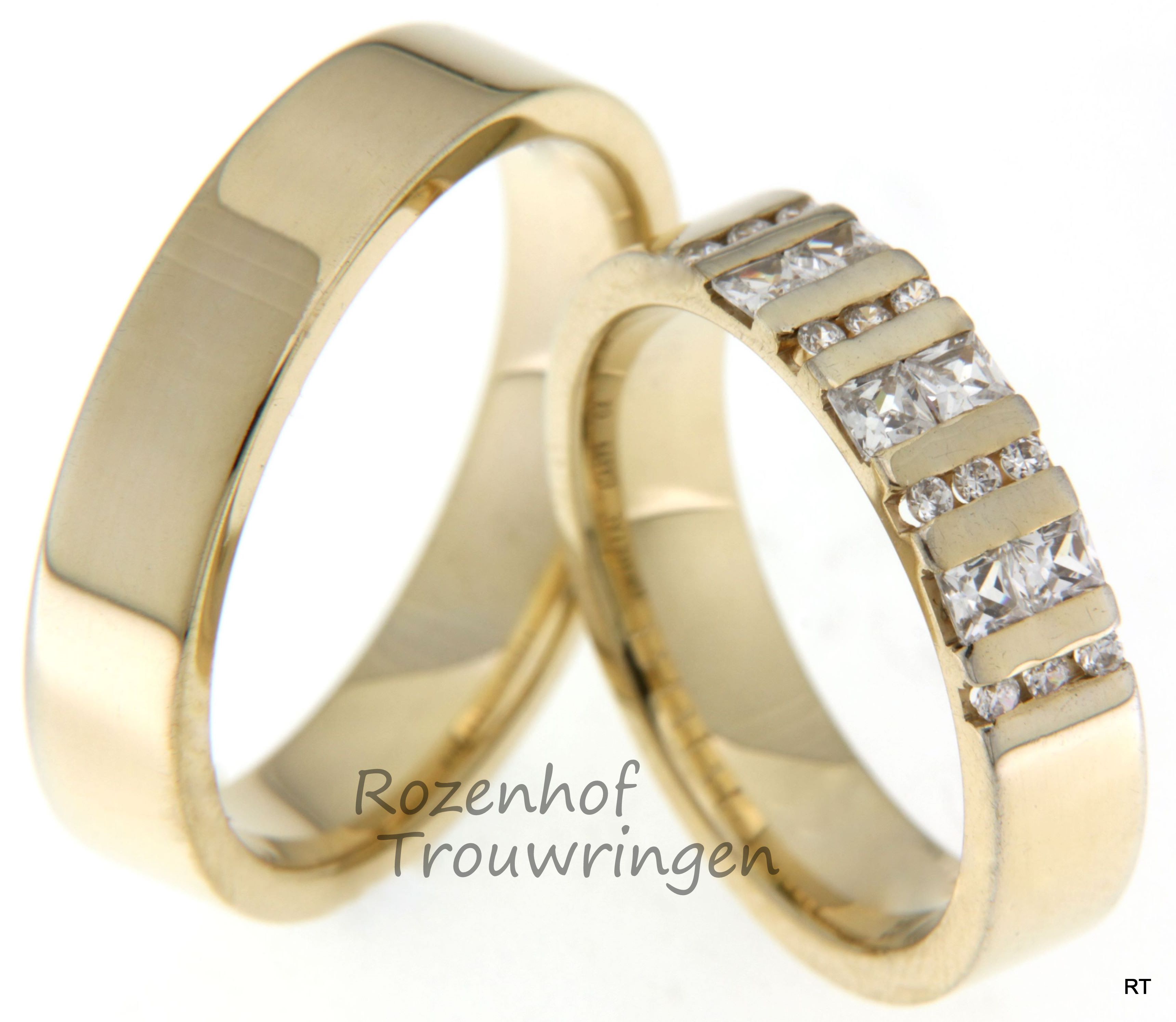 Diamanten trouwringen