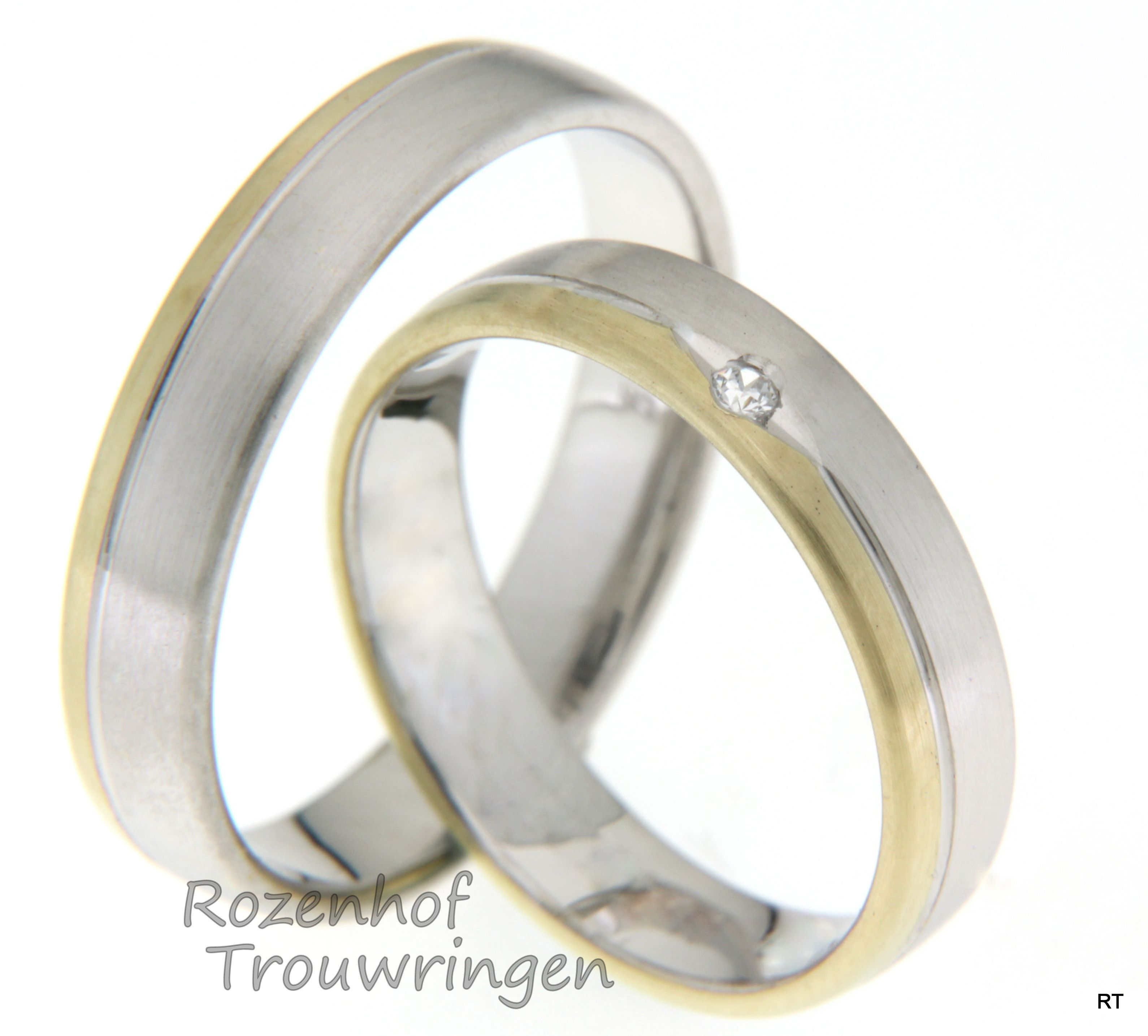 Bicolor trouwringen