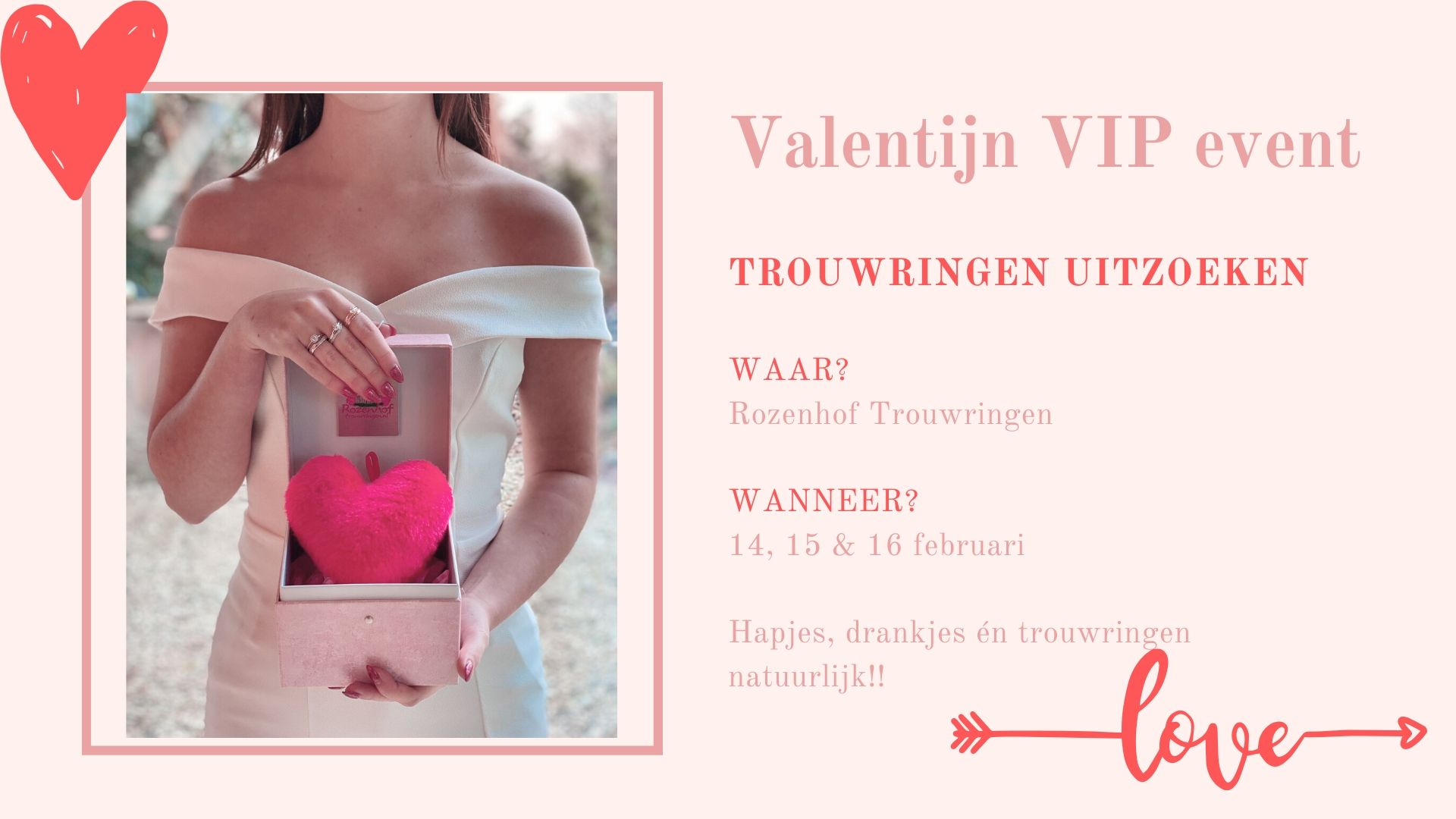 Valentijn VIP dagen trouwringen