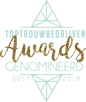 Rozenhof Trouwringen genomineerd voor Toptrouwbedrijven Awards 
