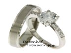Dé eyecatcher uit onze collectie! Want zie die verbluffend mooie diamant, extravagant en exclusief! deze trouwringen zijn smal en hebben een mooie afwerking. Verder zijn deze trouwringen ook beschikbaar in 8 en 18 karaat witgoud.